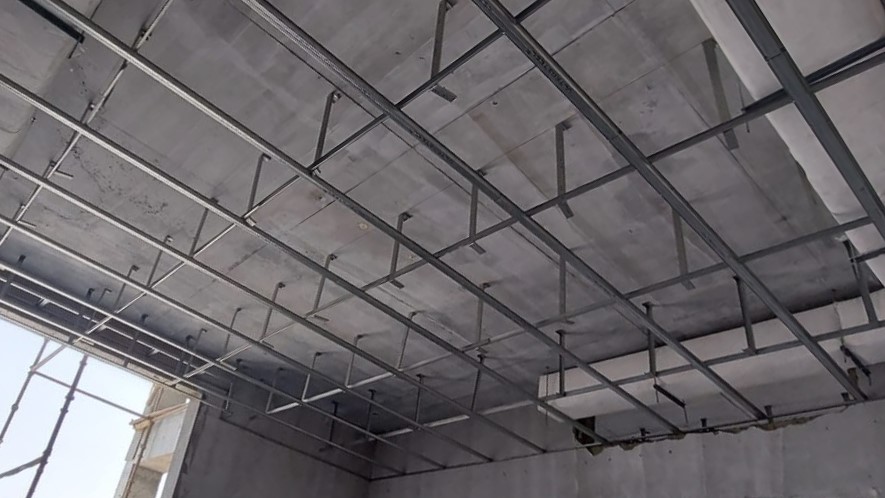 How We Do Structure for Gypsum Ceiling